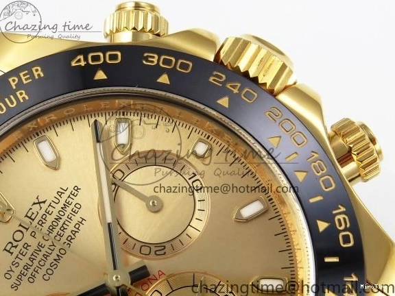 MiroTime 0220 Efficient Daytona 116518 Clean 1:1 Best Edition YG Dial on Oysterflex Rubber Strap SA 1673